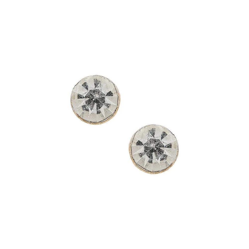 8 Other Reasons Exquisite Crystal Stud Earrings Gold Women's Size OS